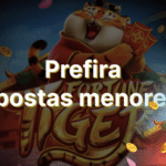 Prefiere apuestas menores en Fortune Tiger